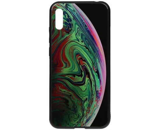 Придбати Чехол-накладка TOTO Print Glass Space Case Huawei Y6 2019 Green, image , характеристики, відгуки