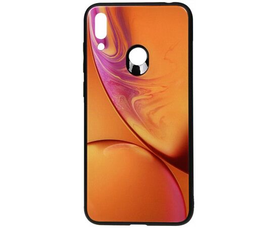 Купить Чехол-накладка TOTO Print Glass Space Case Huawei Y7 2019 Yellow, фото , характеристики, отзывы