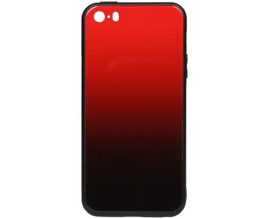 Придбати Чехол-накладка TOTO Gradient Glass Case Apple iPhone 5/5s/SE Red, image , характеристики, відгуки