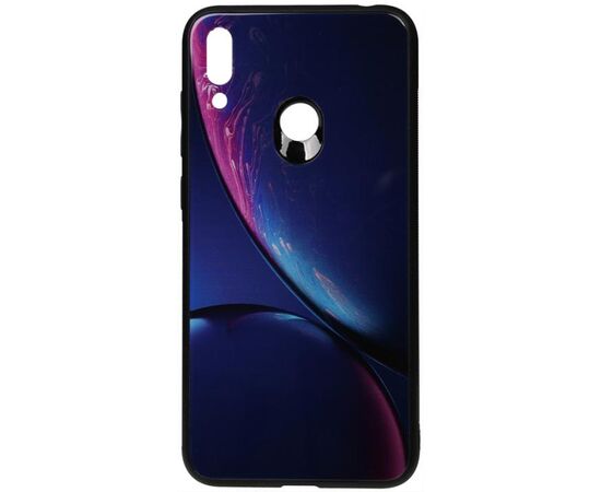 Купить Чехол-накладка TOTO Print Glass Space Case Huawei Y7 2019 Blue, фото , характеристики, отзывы