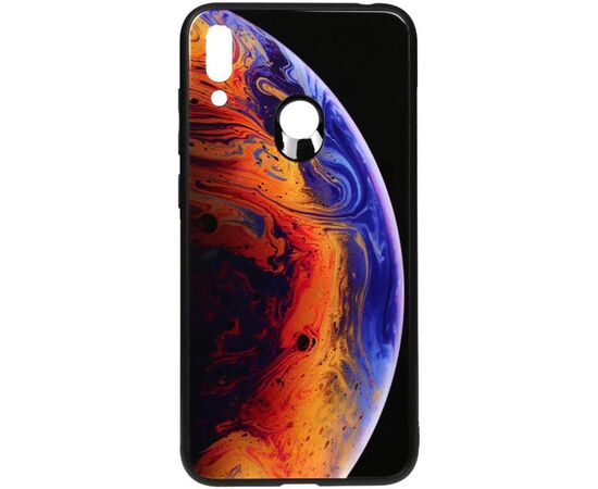 Придбати Чехол-накладка TOTO Print Glass Space Case Huawei Y7 2019 Violet, image , характеристики, відгуки