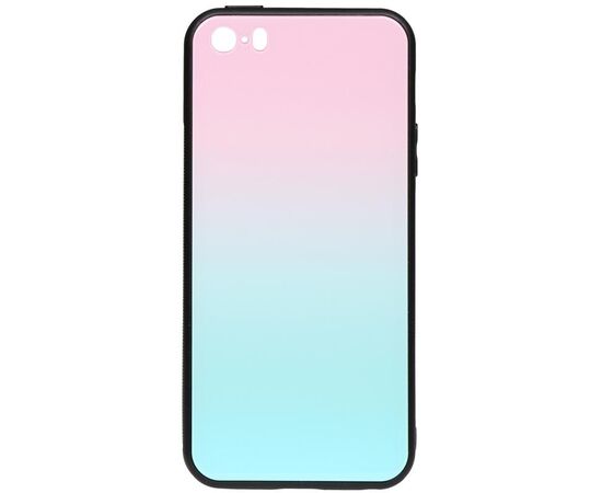 Купить Чехол-накладка TOTO Gradient Glass Case Apple iPhone 5/5s/SE Turquoise, фото , характеристики, отзывы