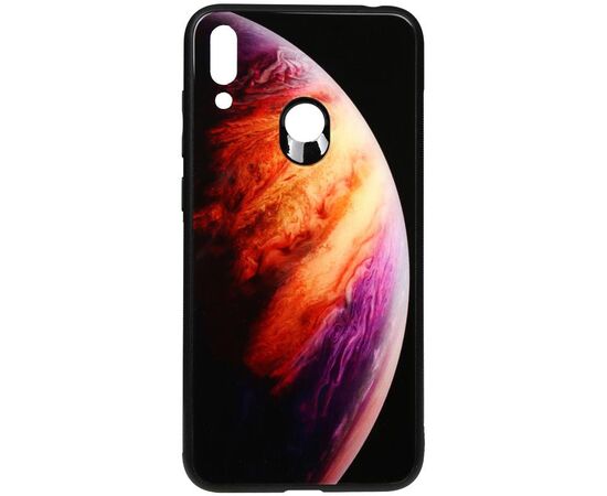 Купить Чехол-накладка TOTO Print Glass Space Case Huawei Y7 2019 Lilac, фото , характеристики, отзывы