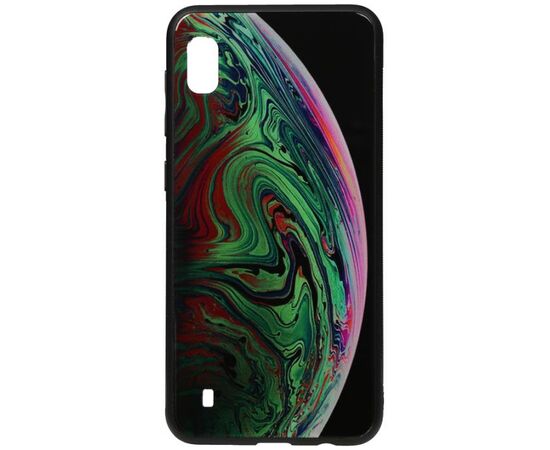 Придбати Чехол-накладка TOTO Print Glass Space Case Samsung Galaxy A10 Green, image , характеристики, відгуки