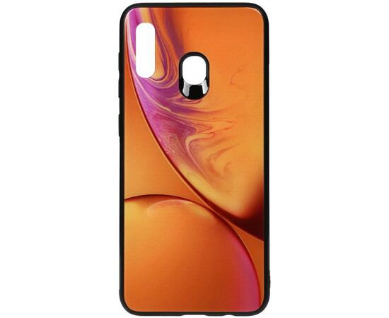 Придбати Чехол-накладка TOTO Print Glass Space Case Samsung Galaxy A20/A30 Yellow, image , характеристики, відгуки