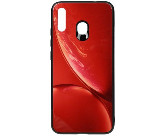 Придбати Чехол-накладка TOTO Print Glass Space Case Samsung Galaxy A20/A30 Red, image , характеристики, відгуки