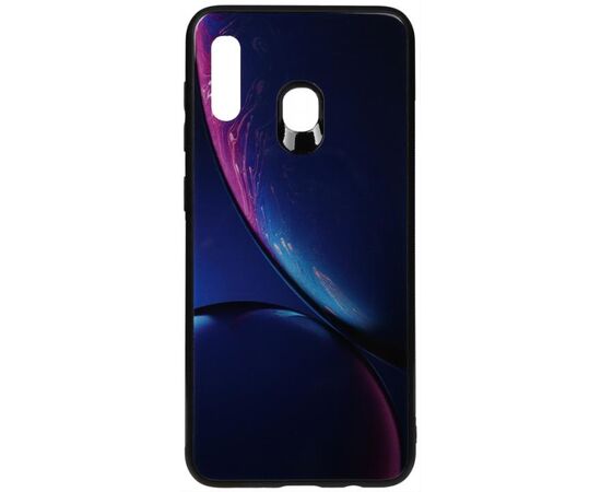 Купить Чехол-накладка TOTO Print Glass Space Case Samsung Galaxy A20/A30 Blue, фото , характеристики, отзывы