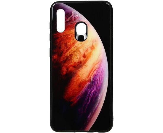 Придбати Чехол-накладка TOTO Print Glass Space Case Samsung Galaxy A20/A30 Lilac, image , характеристики, відгуки