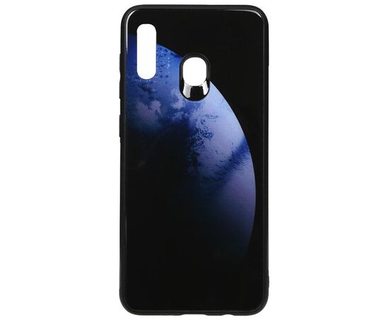 Купить Чехол-накладка TOTO Print Glass Space Case Samsung Galaxy A20/A30 Dark Blue, фото , характеристики, отзывы