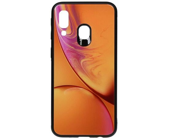 Придбати Чехол-накладка TOTO Print Glass Space Case Samsung Galaxy A40 Yellow, image , характеристики, відгуки