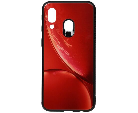 Придбати Чехол-накладка TOTO Print Glass Space Case Samsung Galaxy A40 Red, image , характеристики, відгуки