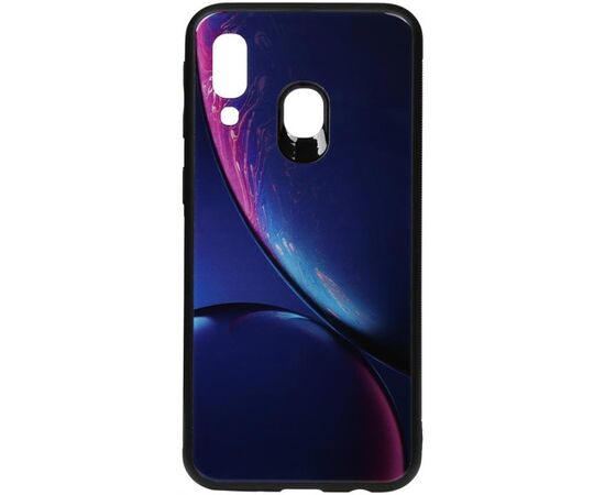 Купить Чехол-накладка TOTO Print Glass Space Case Samsung Galaxy A40 Blue, фото , характеристики, отзывы