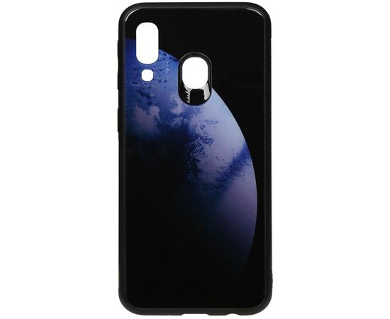 Купить Чехол-накладка TOTO Print Glass Space Case Samsung Galaxy A40 Dark Blue, фото , характеристики, отзывы