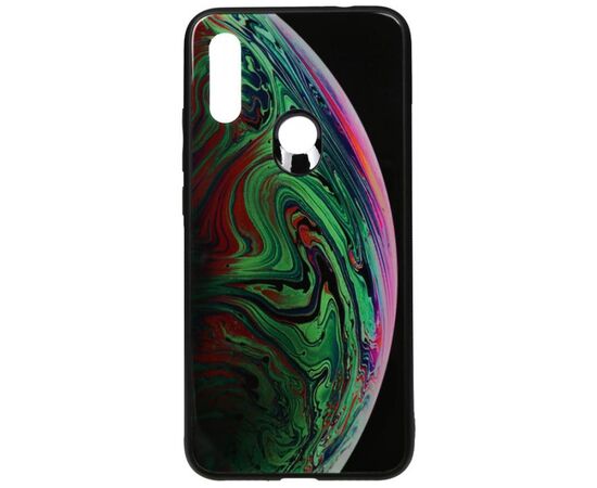 Придбати Чехол-накладка TOTO Print Glass Space Case Xiaomi Redmi 7 Green, image , характеристики, відгуки