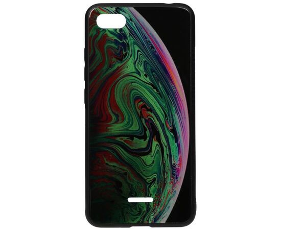 Придбати Чехол-накладка TOTO Print Glass Space Case Xiaomi Redmi 6A Green, image , характеристики, відгуки