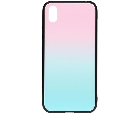 Купить Чехол-накладка TOTO Gradient Glass Case Huawei Y5 2019 Turquoise, фото , характеристики, отзывы