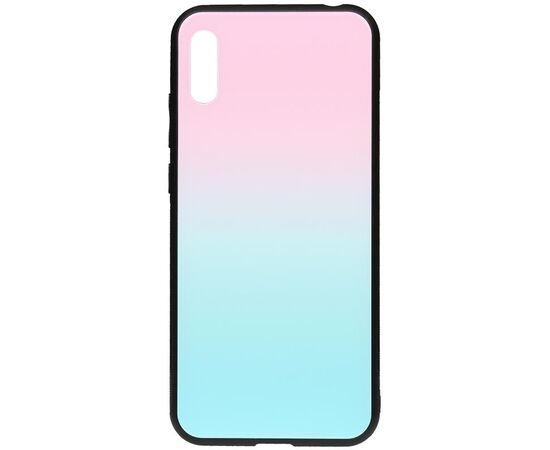 Придбати Чехол-накладка TOTO Gradient Glass Case Huawei Y6 2019 Turquoise, image , характеристики, відгуки