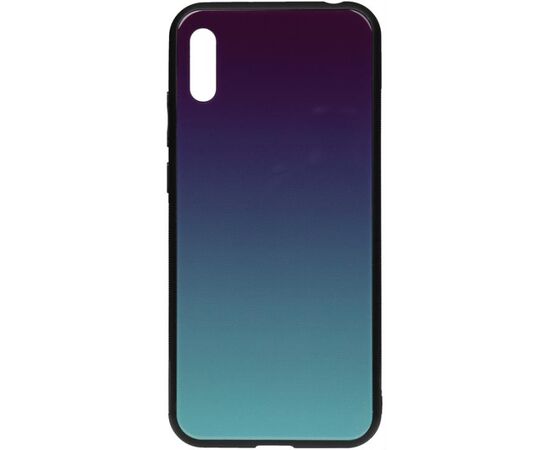 Купить Чехол-накладка TOTO Gradient Glass Case Huawei Y6 2019 Purple, фото , характеристики, отзывы