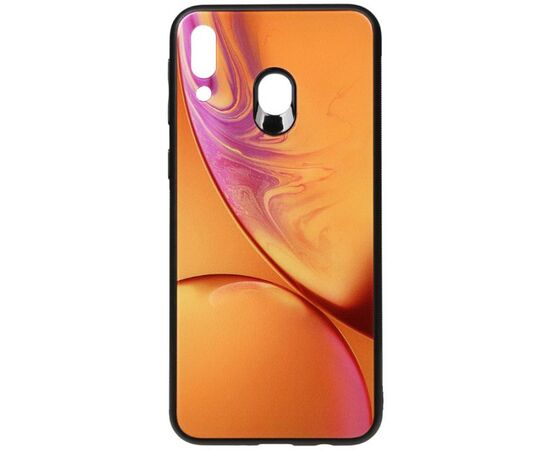 Придбати Чехол-накладка TOTO Print Glass Space Case Samsung Galaxy M20 Yellow, image , характеристики, відгуки