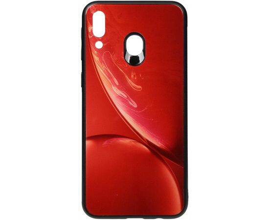 Придбати Чехол-накладка TOTO Print Glass Space Case Samsung Galaxy M20 Red, image , характеристики, відгуки