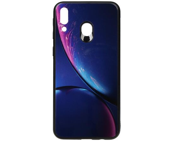 Придбати Чехол-накладка TOTO Print Glass Space Case Samsung Galaxy M20 Blue, image , характеристики, відгуки