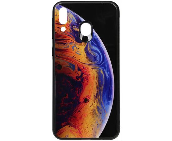 Придбати Чехол-накладка TOTO Print Glass Space Case Samsung Galaxy M20 Violet, image , характеристики, відгуки