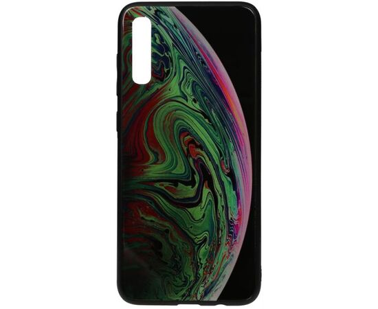 Придбати Чехол-накладка TOTO Print Glass Space Case Samsung Galaxy A70 Green, image , характеристики, відгуки