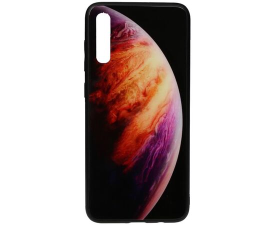 Придбати Чехол-накладка TOTO Print Glass Space Case Samsung Galaxy A70 Lilac, image , характеристики, відгуки