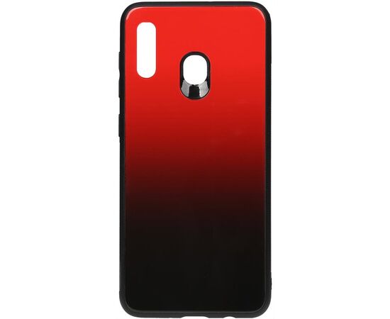 Придбати Чехол-накладка TOTO Gradient Glass Case Samsung Galaxy A20/A30 Red, image , характеристики, відгуки