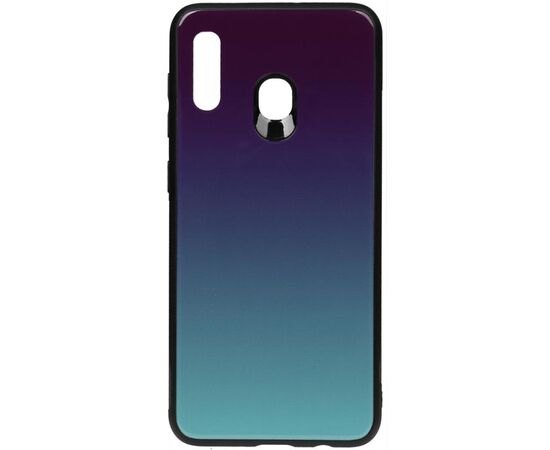 Придбати Чехол-накладка TOTO Gradient Glass Case Samsung Galaxy A20/A30 Purple, image , характеристики, відгуки