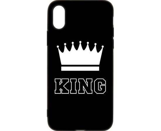 Придбати Чехол-накладка TOTO Cartoon Soft Silicone TPU Case Apple iPhone X/XS King Black, image , характеристики, відгуки