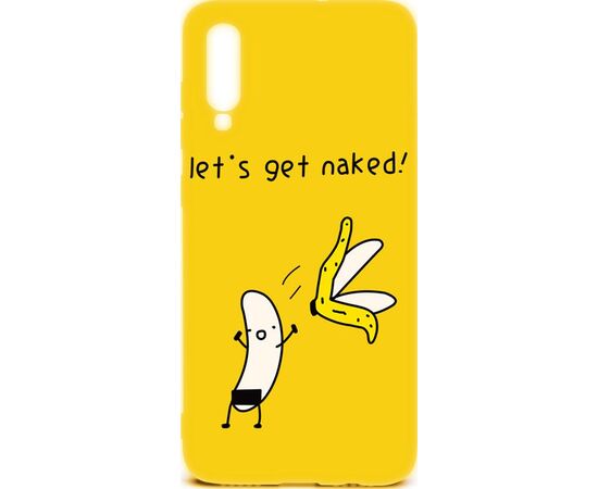 Купить Чехол-накладка TOTO Cartoon Soft Silicone TPU Case Samsung Galaxy A70 Banana Yellow, фото , характеристики, отзывы