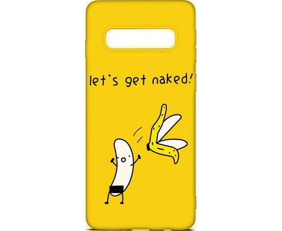 Придбати Чехол-накладка TOTO Cartoon Soft Silicone TPU Case Samsung Galaxy S10 Banana Yellow, image , характеристики, відгуки