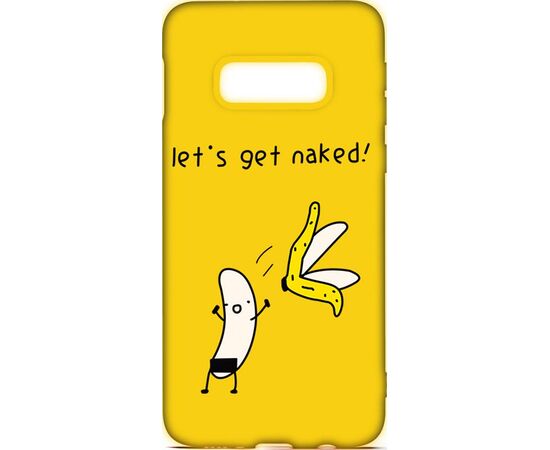 Купить Чехол-накладка TOTO Cartoon Soft Silicone TPU Case Samsung Galaxy S10e Banana Yellow, фото , характеристики, отзывы