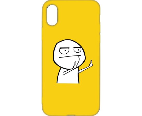 Придбати Чехол-накладка TOTO Cartoon Soft Silicone TPU Case Apple iPhone X/XS FK2 Yellow, image , характеристики, відгуки