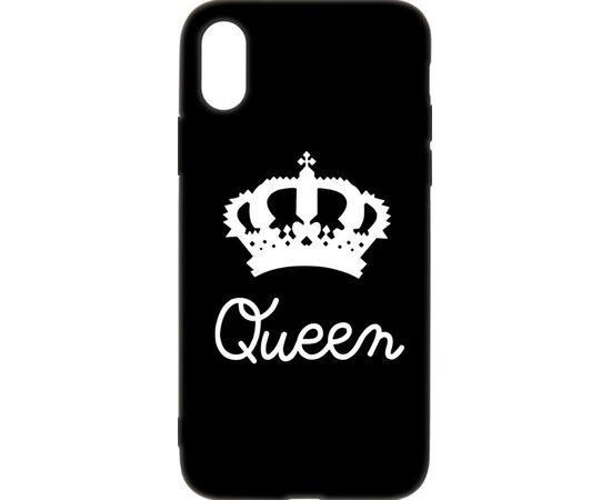 Придбати Чехол-накладка TOTO Cartoon Soft Silicone TPU Case Apple iPhone X/XS Queen Black, image , характеристики, відгуки