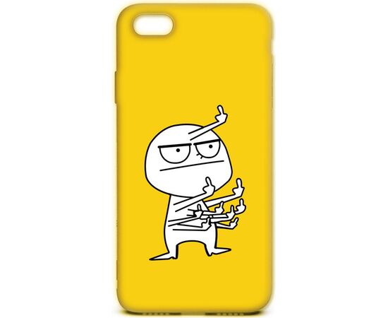 Придбати Чехол-накладка TOTO Cartoon Soft Silicone TPU Case Apple iPhone SE/5s/5 FK9 Yellow, image , характеристики, відгуки