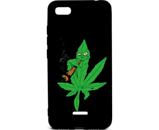 Купить Чехол-накладка TOTO Cartoon Soft Silicone TPU Case Xiaomi Mi 9 SE Cannabis Black, фото , характеристики, отзывы