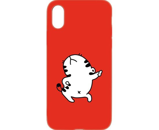 Придбати Чехол-накладка TOTO Cartoon Soft Silicone TPU Case Apple iPhone XS Max Cat Red, image , характеристики, відгуки