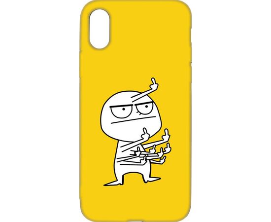 Придбати Чехол-накладка TOTO Cartoon Soft Silicone TPU Case Apple iPhone XS Max FK9 Yellow, image , характеристики, відгуки