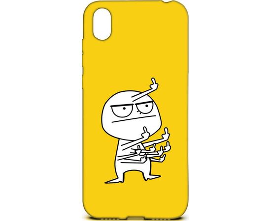 Придбати Чехол-накладка TOTO Cartoon Soft Silicone TPU Case Huawei Y5 2019 FK9 Yellow, image , характеристики, відгуки