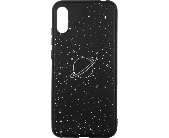 Купить Чехол-накладка TOTO Cartoon Soft Silicone TPU Case Huawei Y6 Pro 2019 Saturn Black, фото , характеристики, отзывы