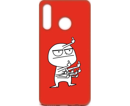 Купить Чехол-накладка TOTO Cartoon Soft Silicone TPU Case Huawei Y7 2019 FK9 Red, фото , характеристики, отзывы