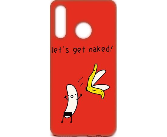 Купить Чехол-накладка TOTO Cartoon Soft Silicone TPU Case Huawei Y7 2019 Banana Red, фото , характеристики, отзывы