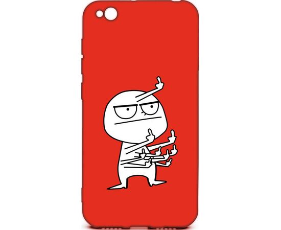 Придбати Чехол-накладка TOTO Cartoon Soft Silicone TPU Case Xiaomi Redmi Go FK9 Red, image , характеристики, відгуки