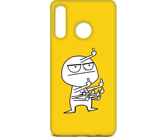 Купить Чехол-накладка TOTO Cartoon Soft Silicone TPU Case Huawei Y7 2019 FK9 Yellow, фото , характеристики, отзывы