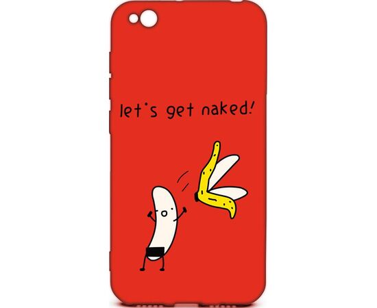 Придбати Чехол-накладка TOTO Cartoon Soft Silicone TPU Case Xiaomi Redmi Go Banana Red, image , характеристики, відгуки