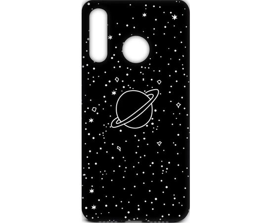 Купить Чехол-накладка TOTO Cartoon Soft Silicone TPU Case Huawei Y7 2019 Saturn Black, фото , характеристики, отзывы