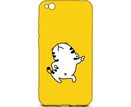 Купить Чехол-накладка TOTO Cartoon Soft Silicone TPU Case Xiaomi Redmi Go Cat Yellow, фото , характеристики, отзывы