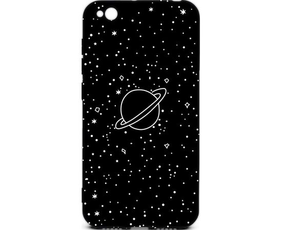 Купить Чехол-накладка TOTO Cartoon Soft Silicone TPU Case Xiaomi Redmi Go Saturn Black, фото , характеристики, отзывы